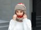 Ymsaid Fashion Winter Hat Thickened Cotton Women's Hat Warm PomPoms Hats For Women Girl Knitted Beanies Female Skiing Cap