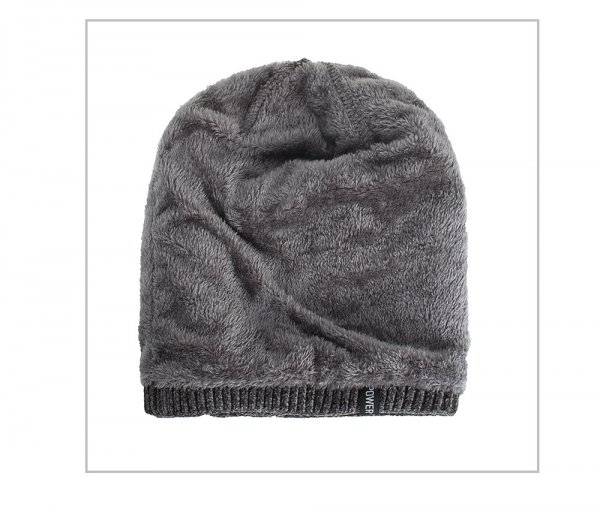 Fleece Horizontal And Vertical Pattern Cloth Hat