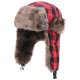 Men's And Women's Plaid Lei Feng Hat Windproof Outdoor Skiing