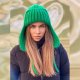 Women's Personalized Flanged Warm Sweater Hat