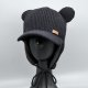 Women's Small Bear Ears Warm Woolen Hat