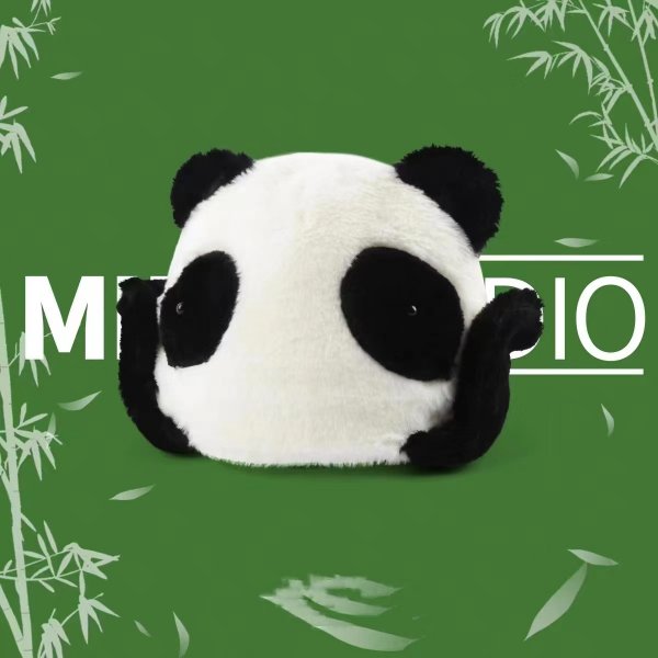 Cute And Cute Main Plush Panda Warm Hat