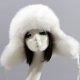 Women's Thick Warm Ball Ear Protection Hat Winter Plus Velvet Faux Fox Fur