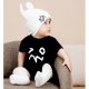 Newborn Baby's Autumn And Winter Double-layer Cotton Cartoon Knitting Pullover